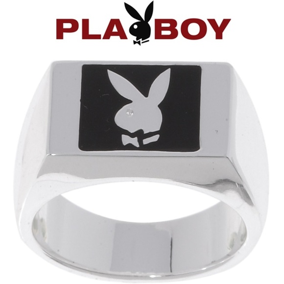 PLAYBOY Other - Mens Playboy Ring Bunny Signet Wide Band Size 11